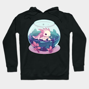 Axolotl in a Fishbowl Hoodie